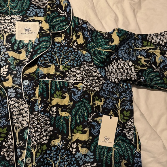 NWT Printfresh Pajamas - Dashing Deer - Size 2X - Picture 5 of 7